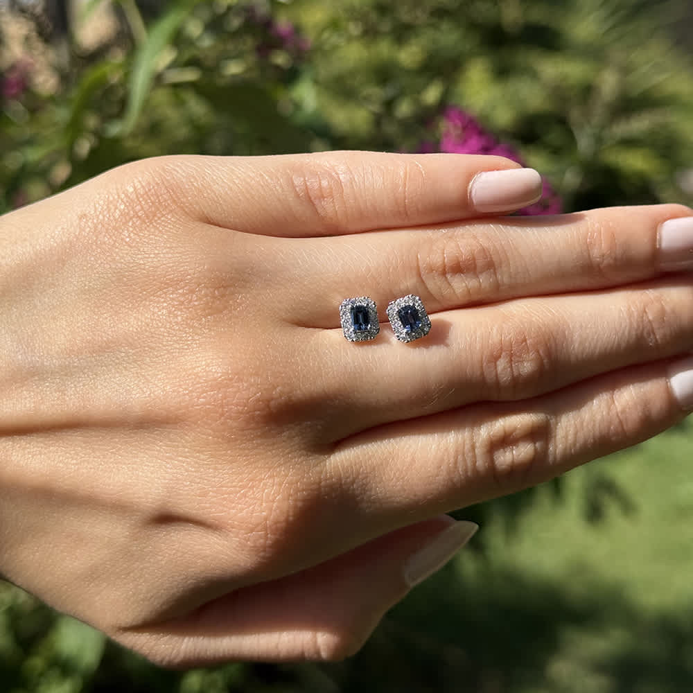 Azure Sapphire Studs
