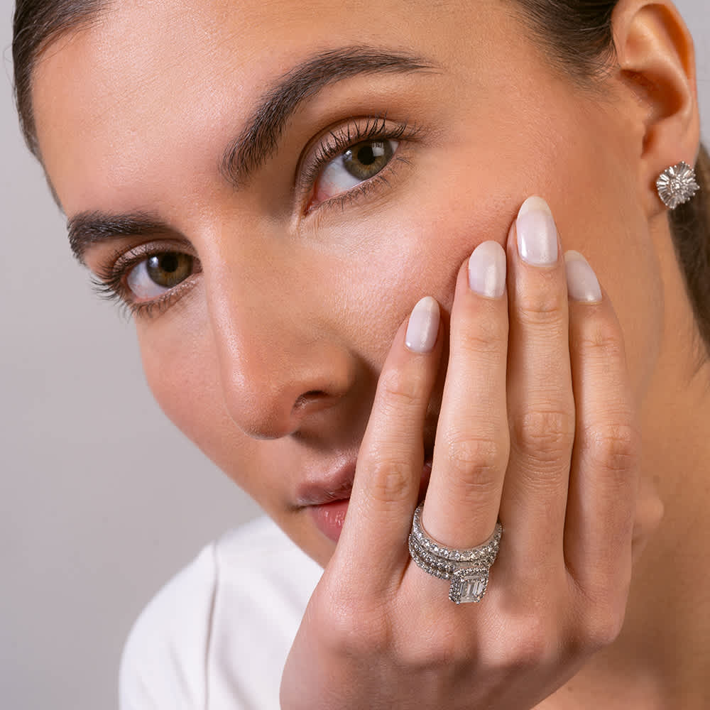 Baguette Éclat Studs