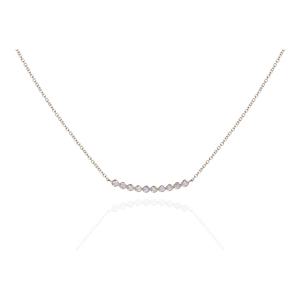 The Diamond Bar Necklace