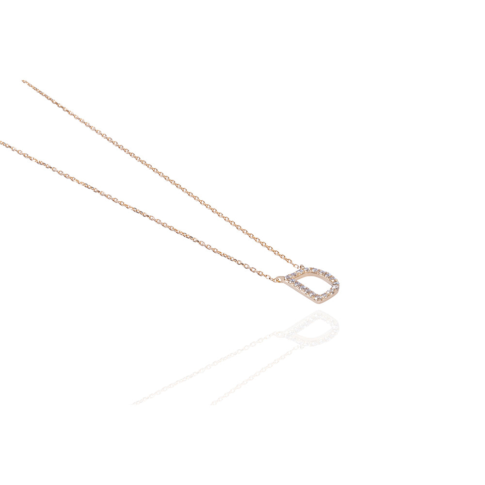 Diamond Letter Necklace