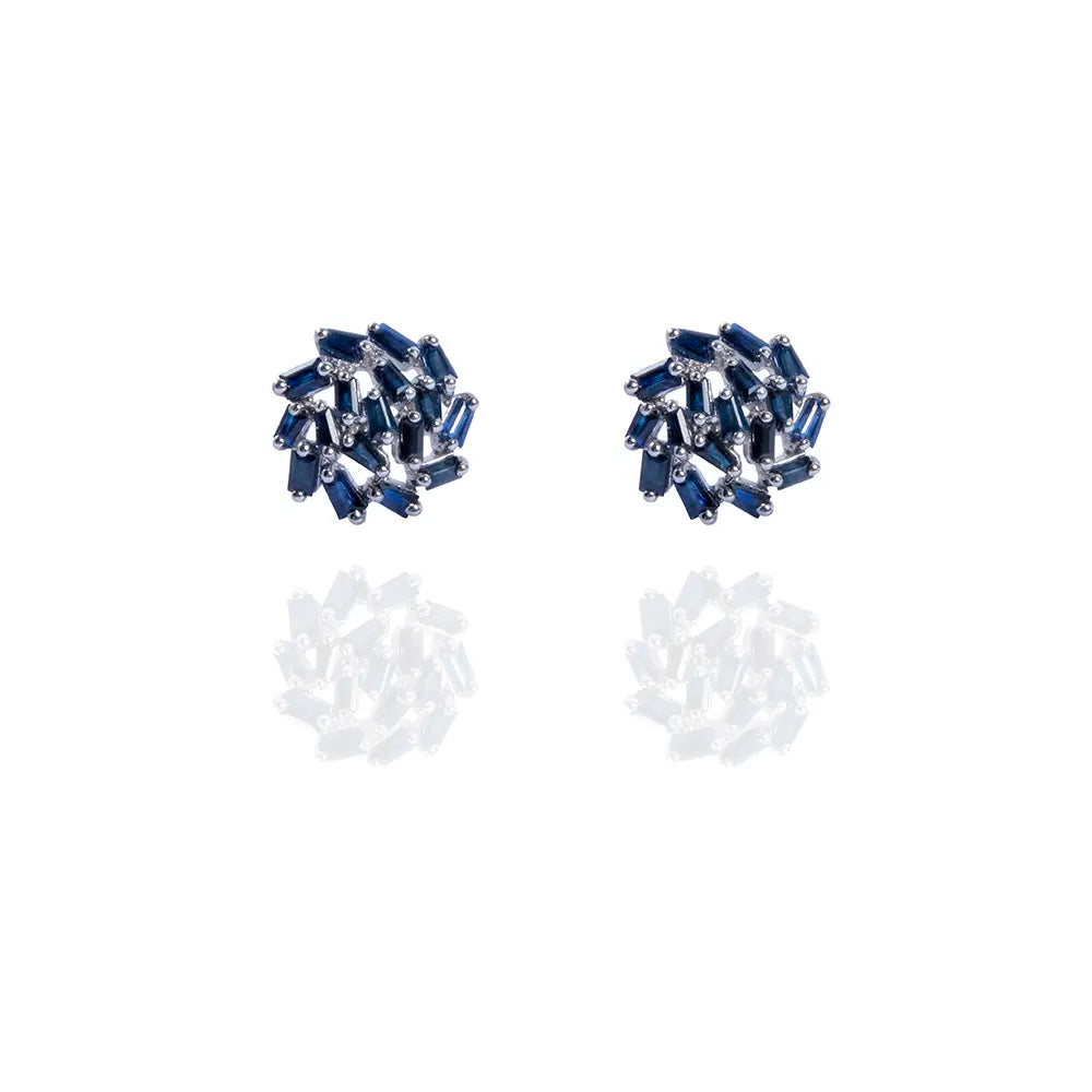 Bleu Cluster Studs