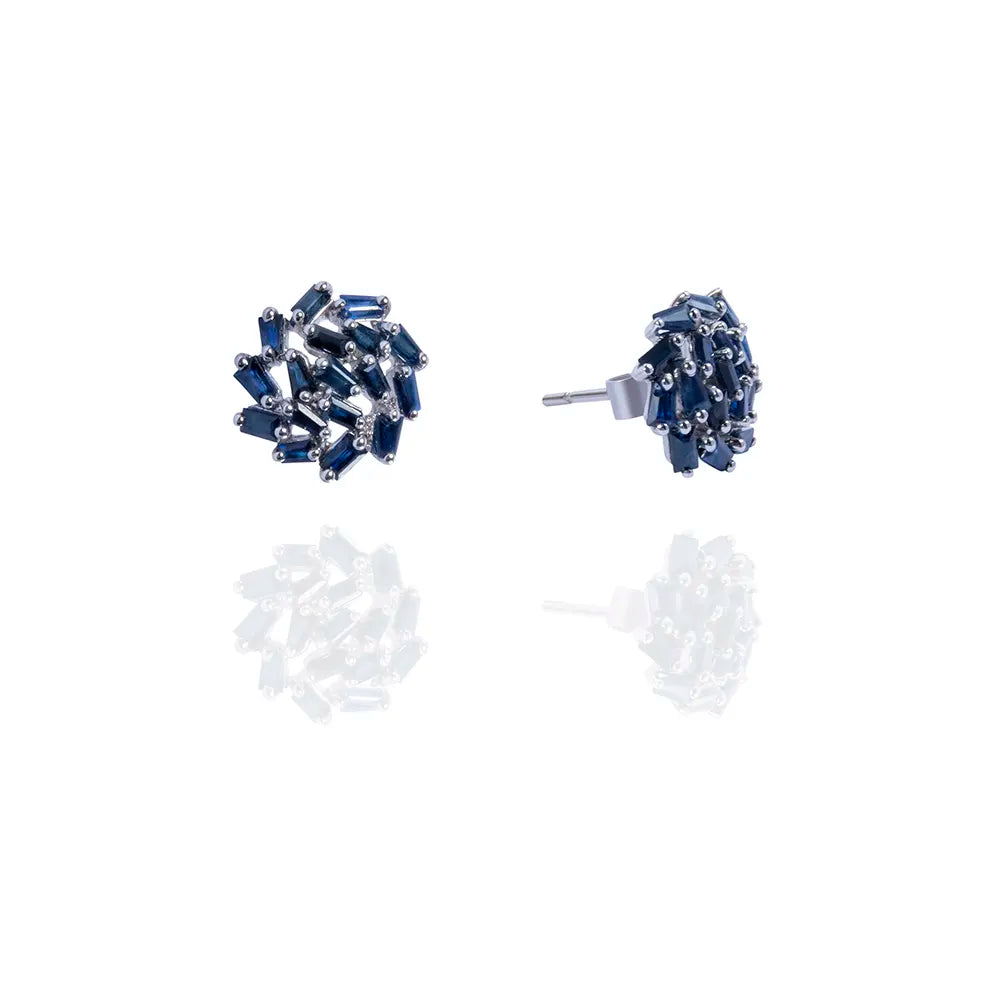 Bleu Cluster Studs