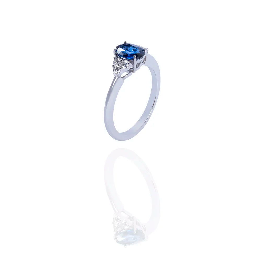 Sapphire Étoilé Cocktail Ring