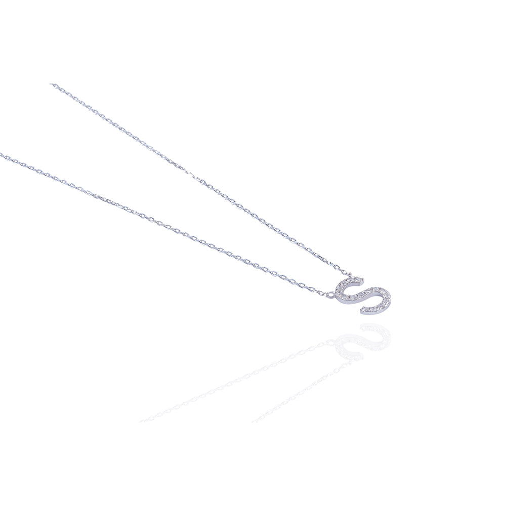 Diamond Letter Necklace
