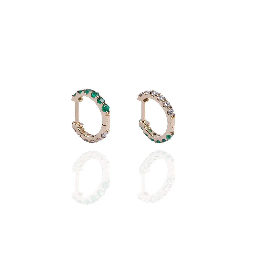 The Emerald Arc Hoops