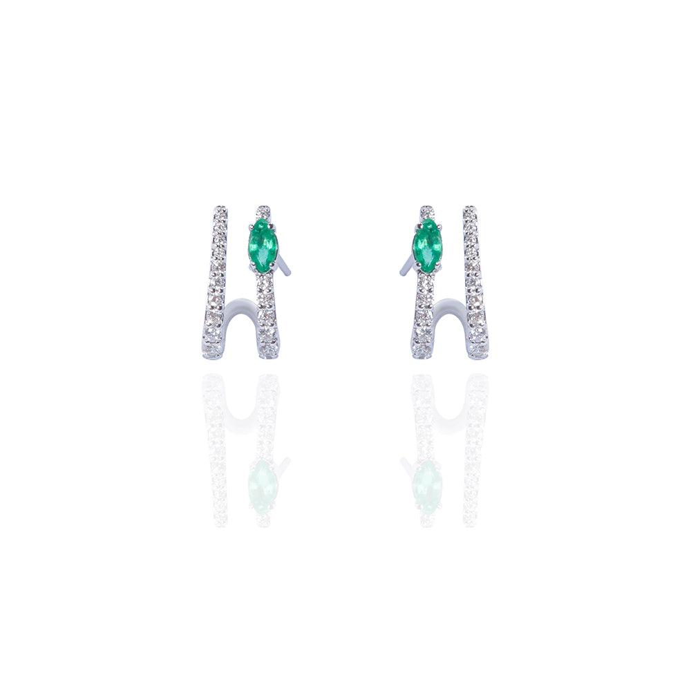 Marquise Line Earrings