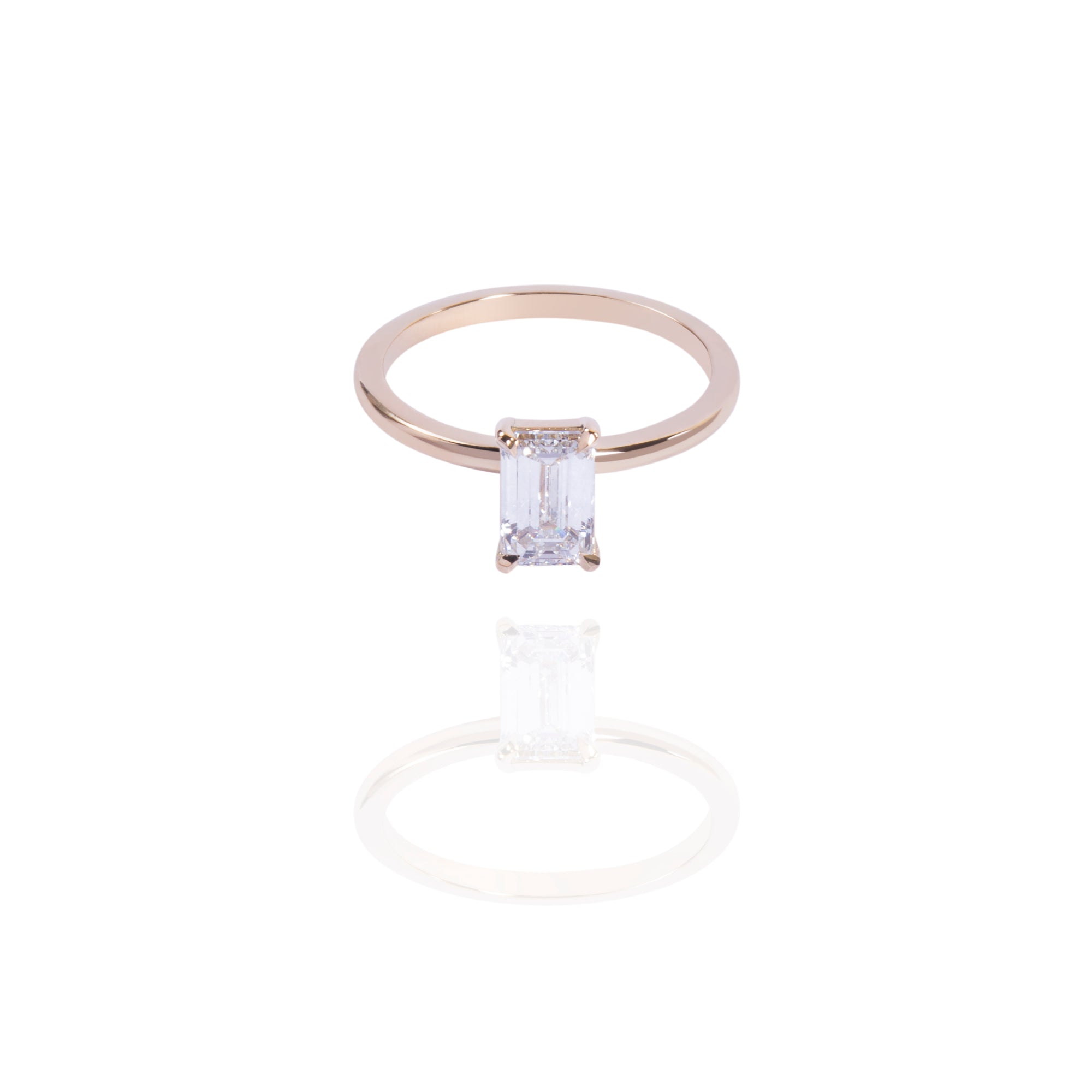 The Emerald-Cut Solitaire