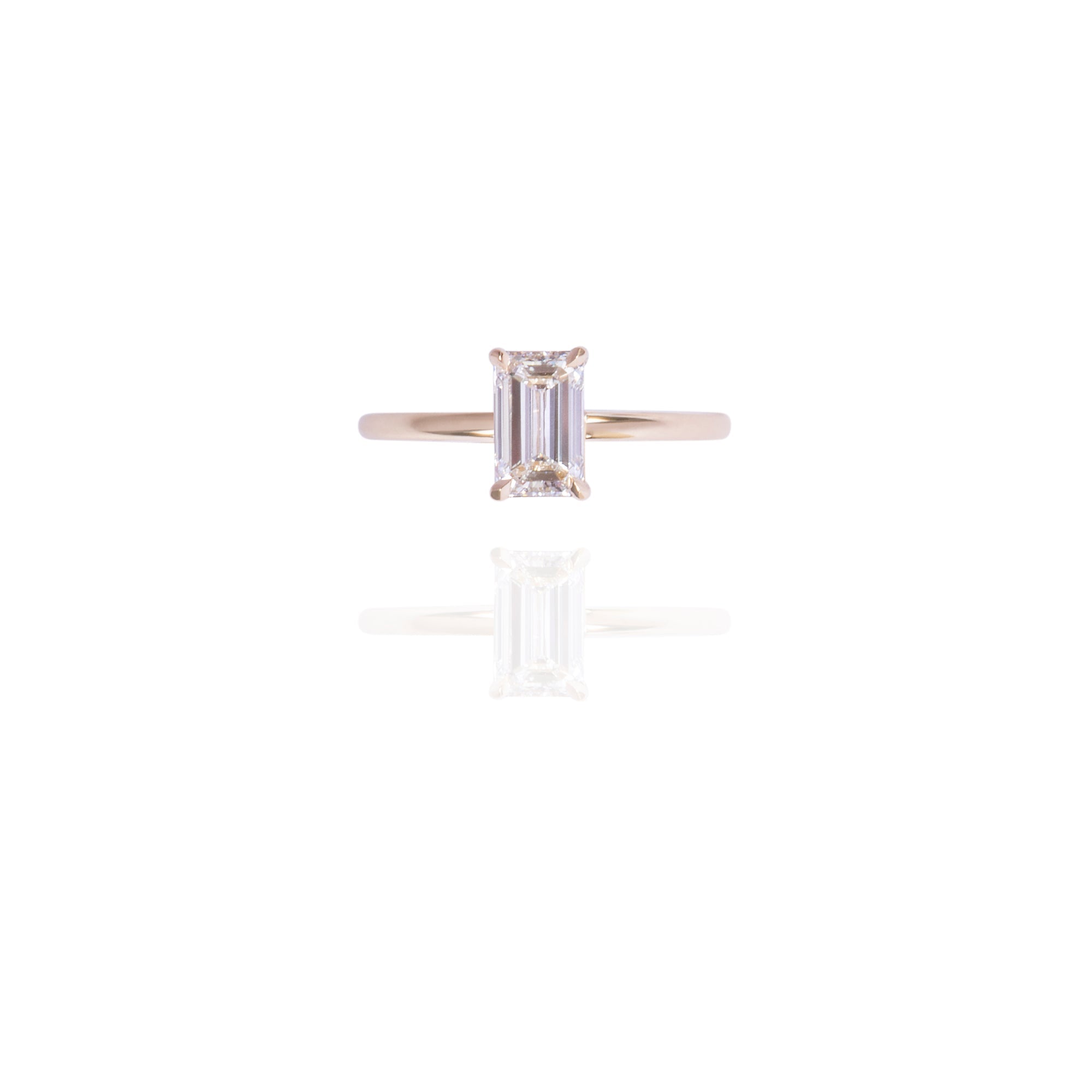 The Emerald-Cut Solitaire