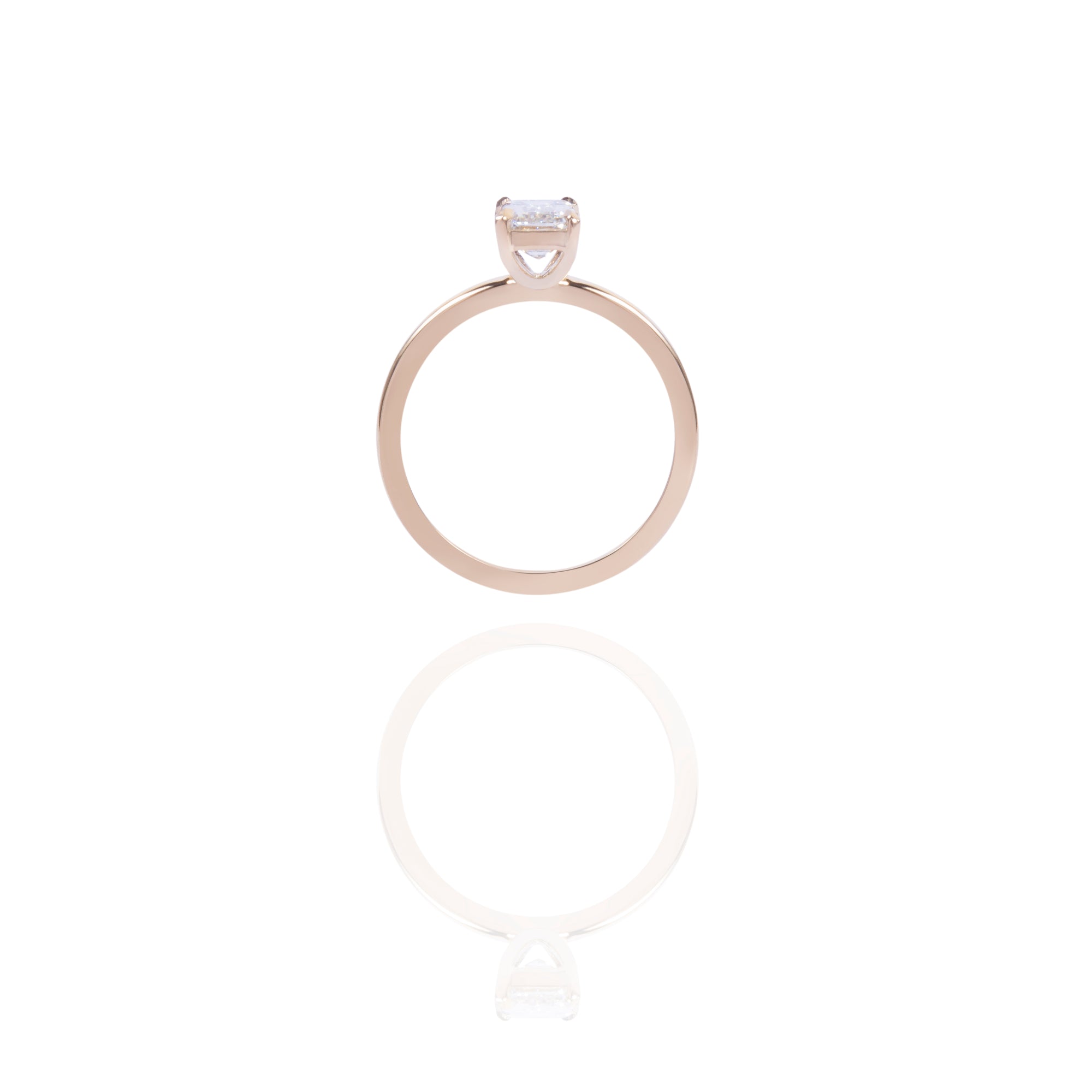 The Emerald-Cut Solitaire