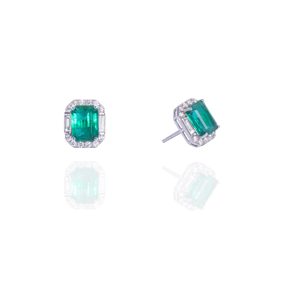 The Gala Emerald Earrings