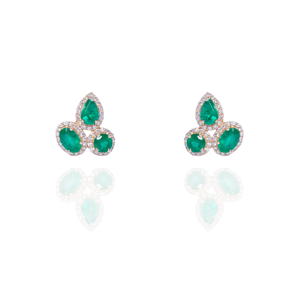 Serene Emerald Earrings