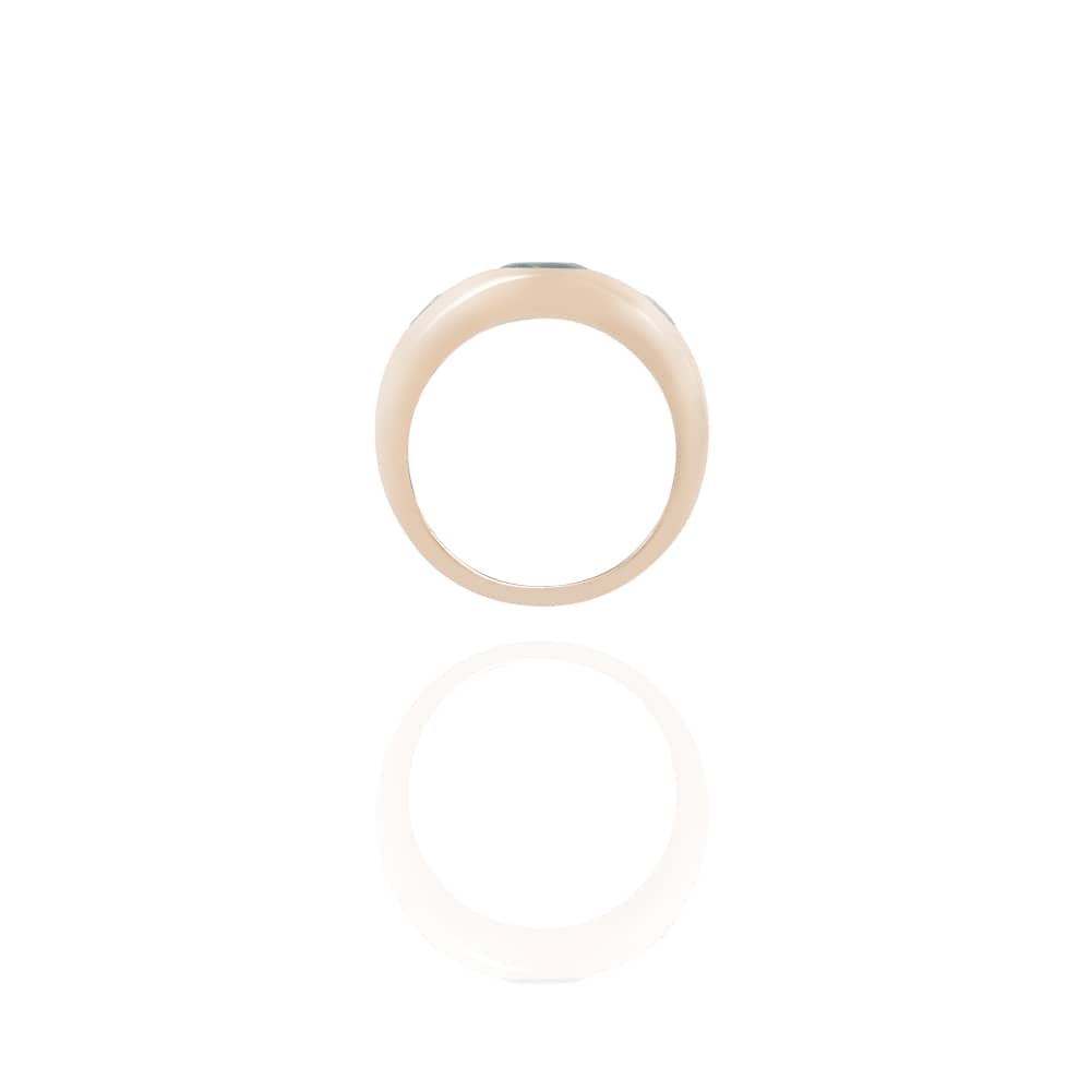 Horizont Emerald Ring