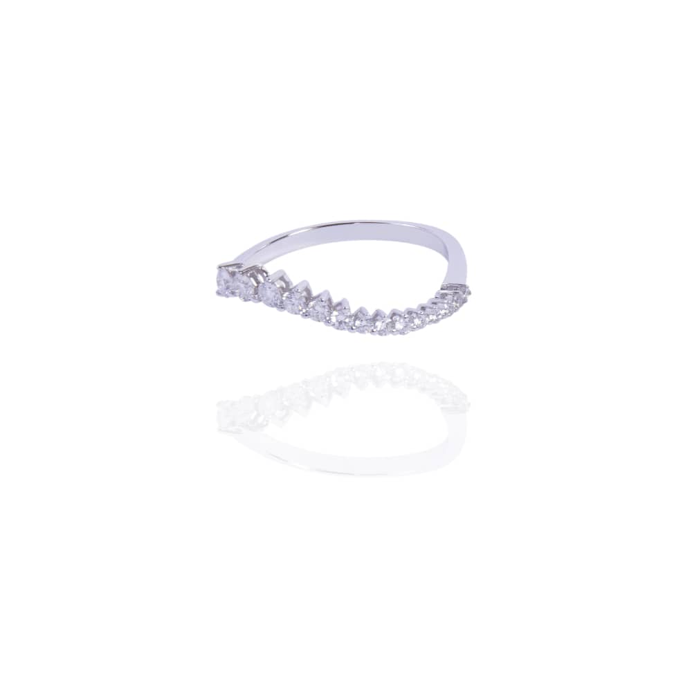 Curved Diamond Band