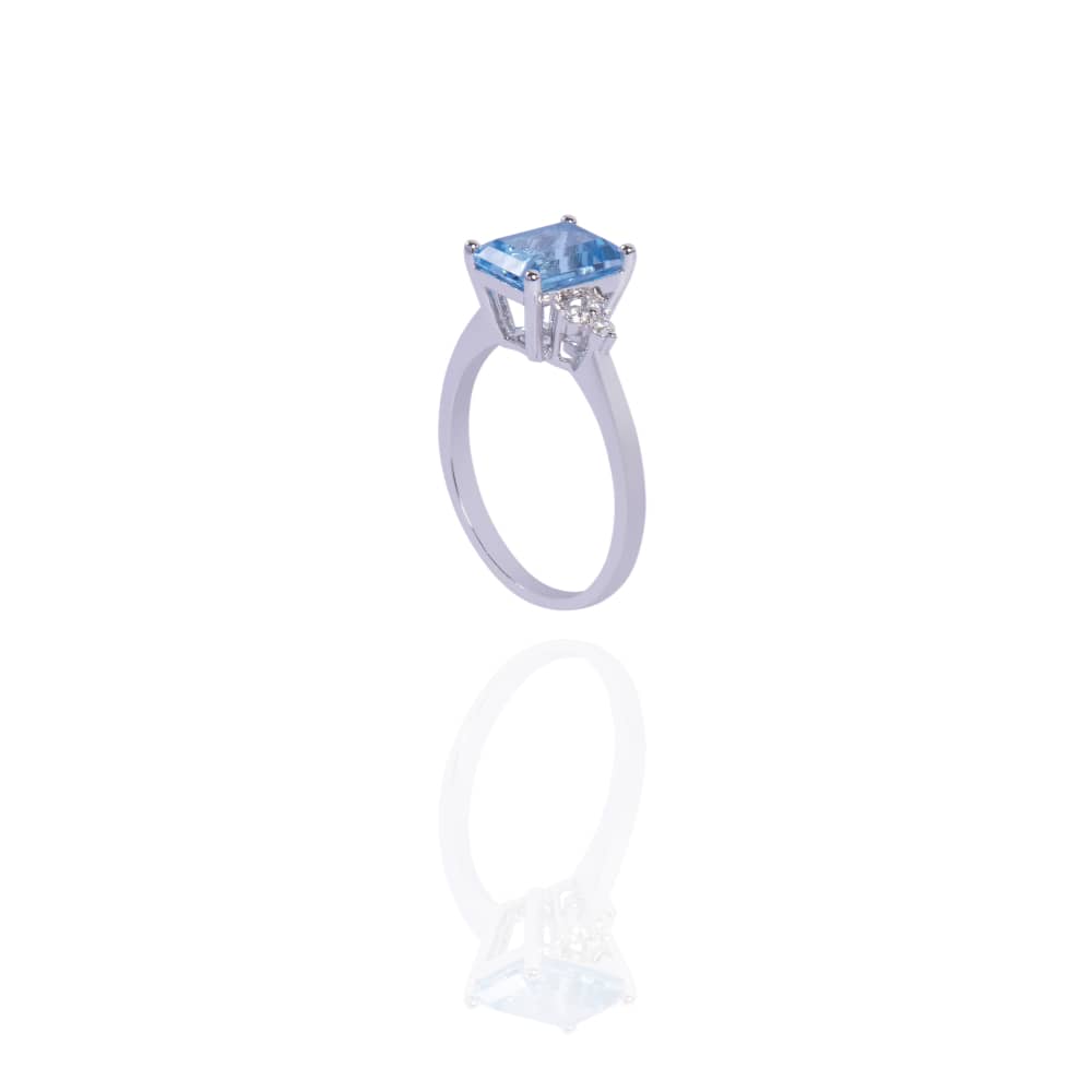 Azur Frame Cocktail Ring