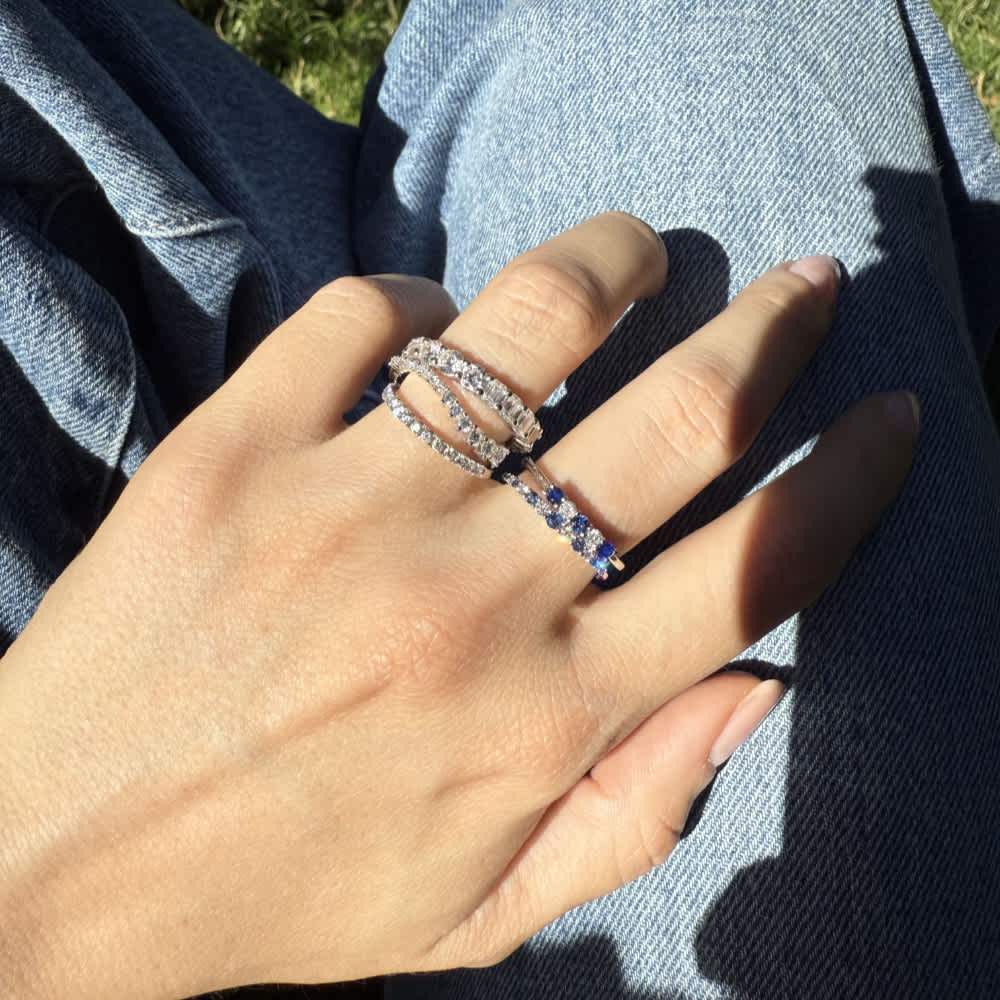 Curved Diamond Band