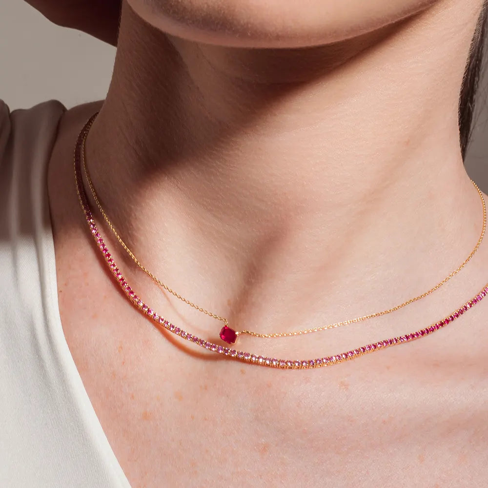 The Ruby Dégradé Tennis