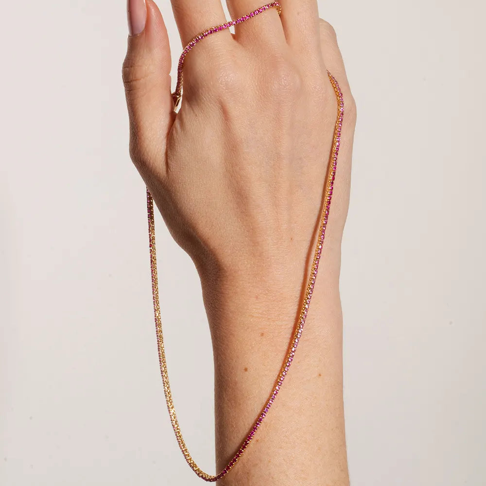 The Ruby Dégradé Tennis