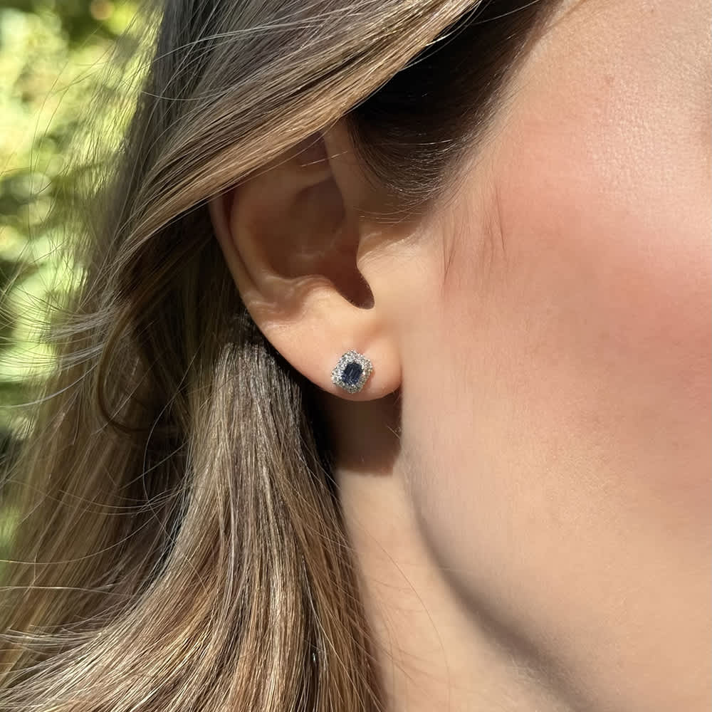 Azure Sapphire Studs