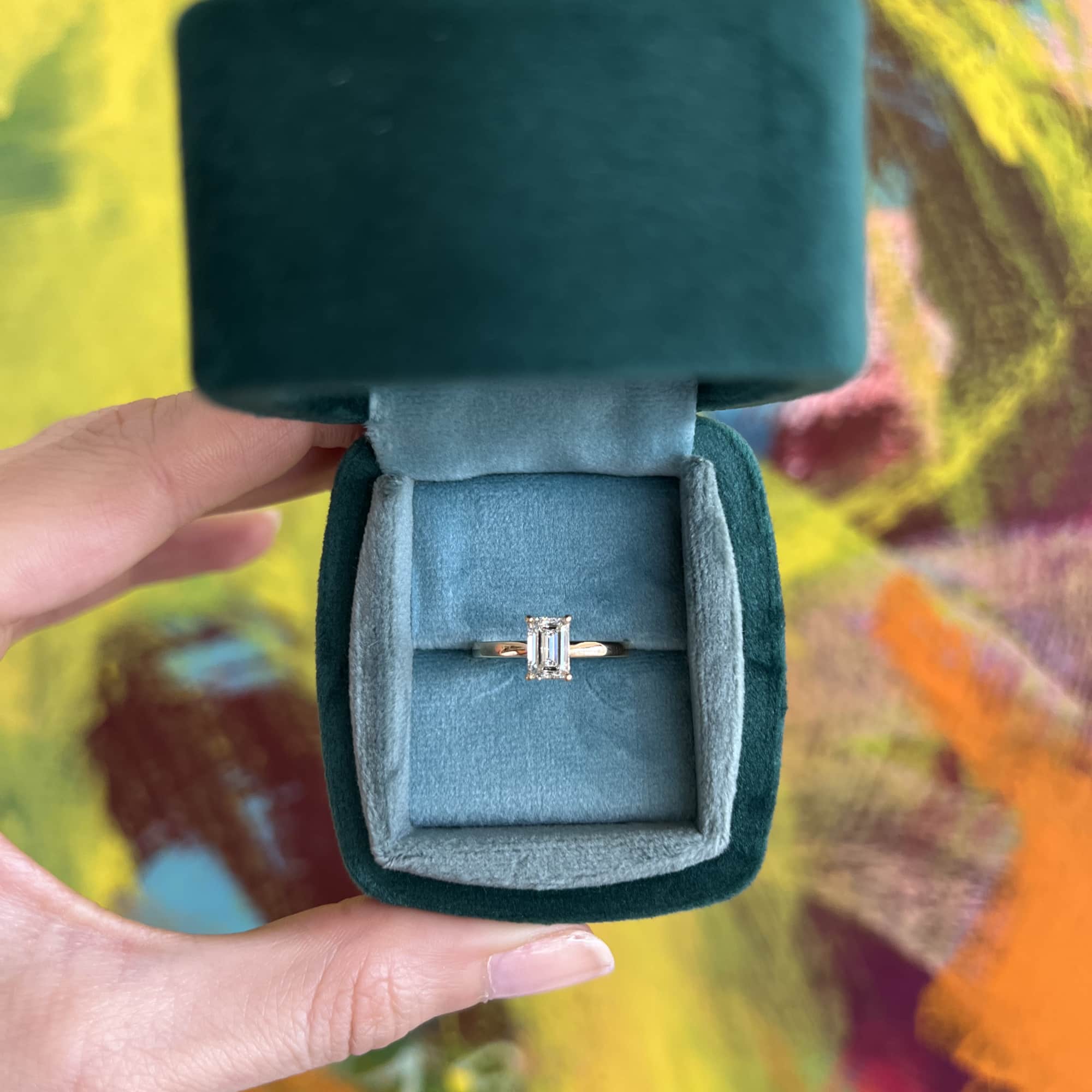 The Emerald-Cut Solitaire