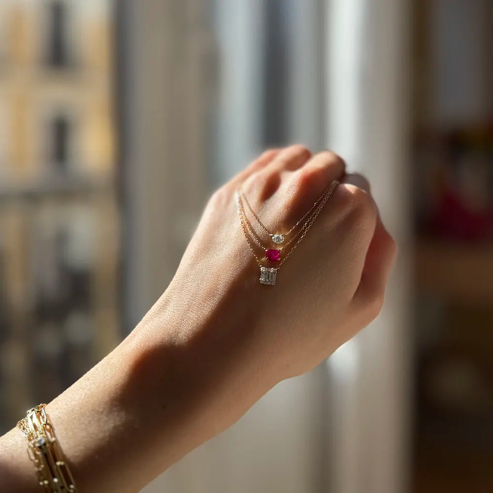 Baguette Lumière Necklace