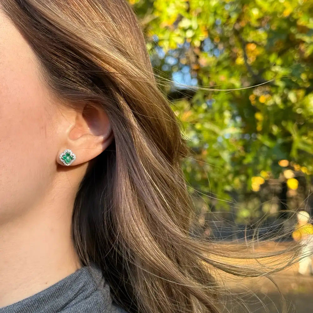 Verdant Bloom Studs