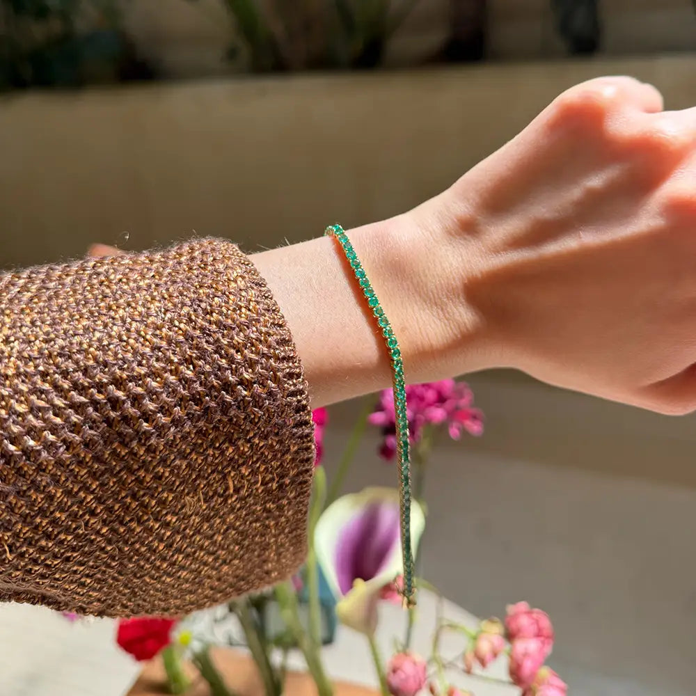 Emerald Tennis Bracelet